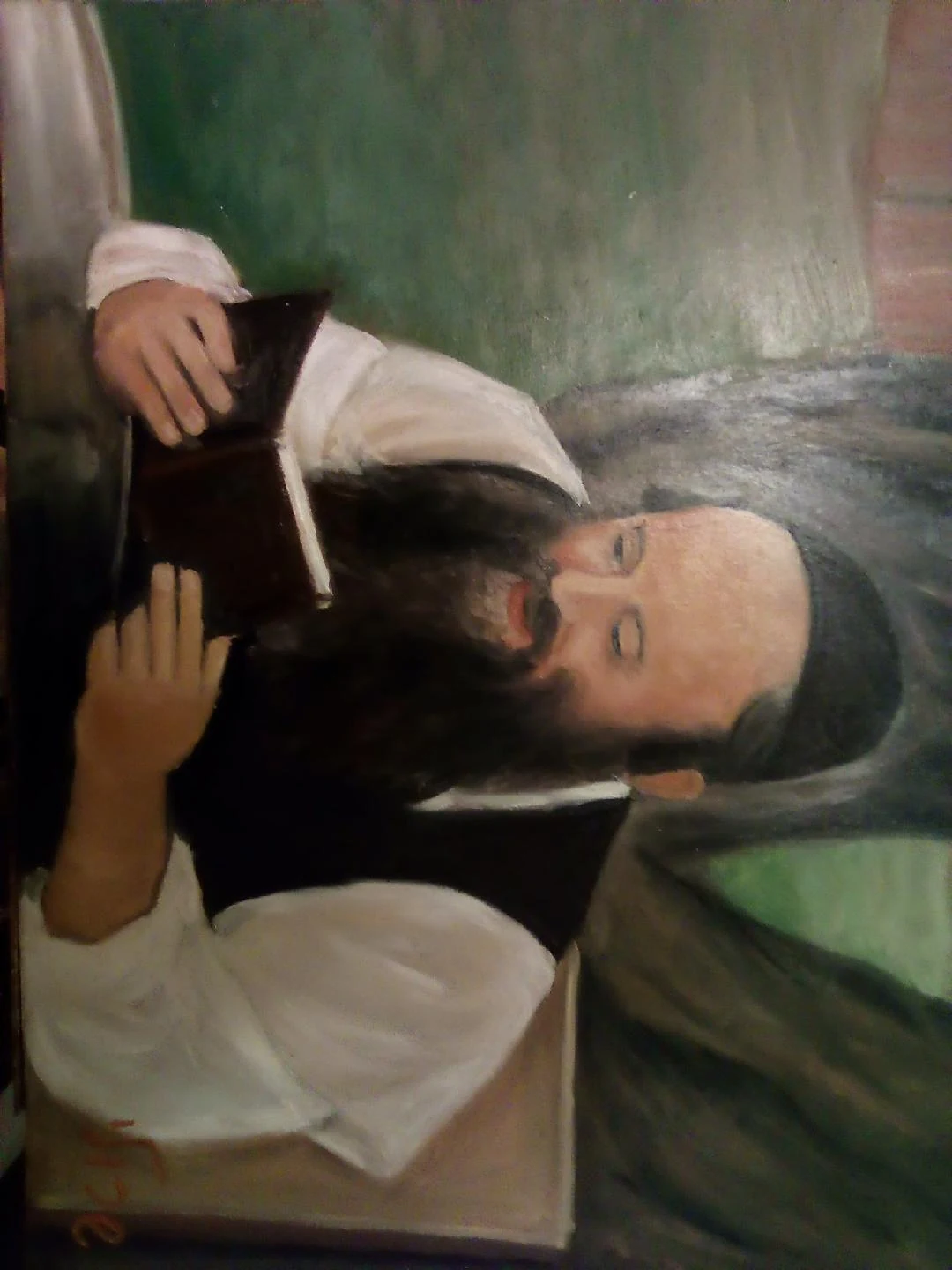 Portrait with an Open Book